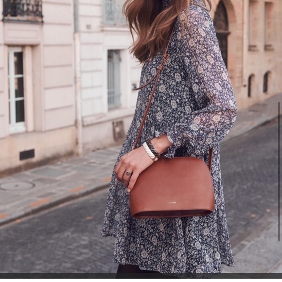 Sezane Dresses & Skirts - Sezane RARE Navy Floral Dress